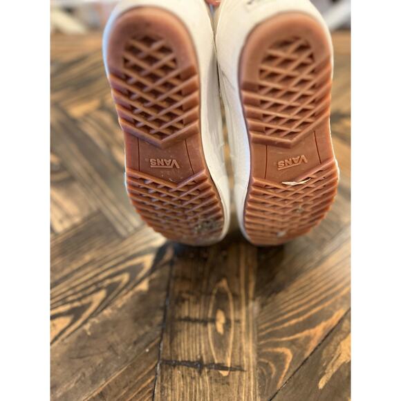 Vans Sk8 Hi Stacked High Top Platform Sneakers White Shoes Women 7 Skateboarding - Picture 9 of 16